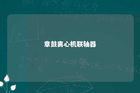 章鼓离心机联轴器 